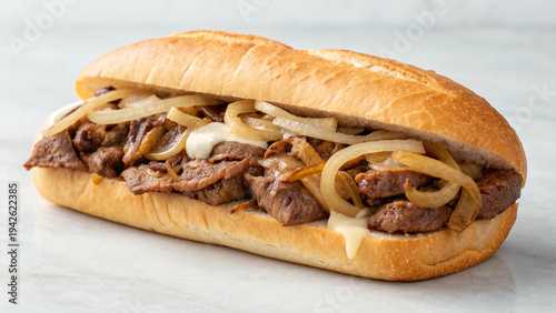  philly cheesesteak sandwich