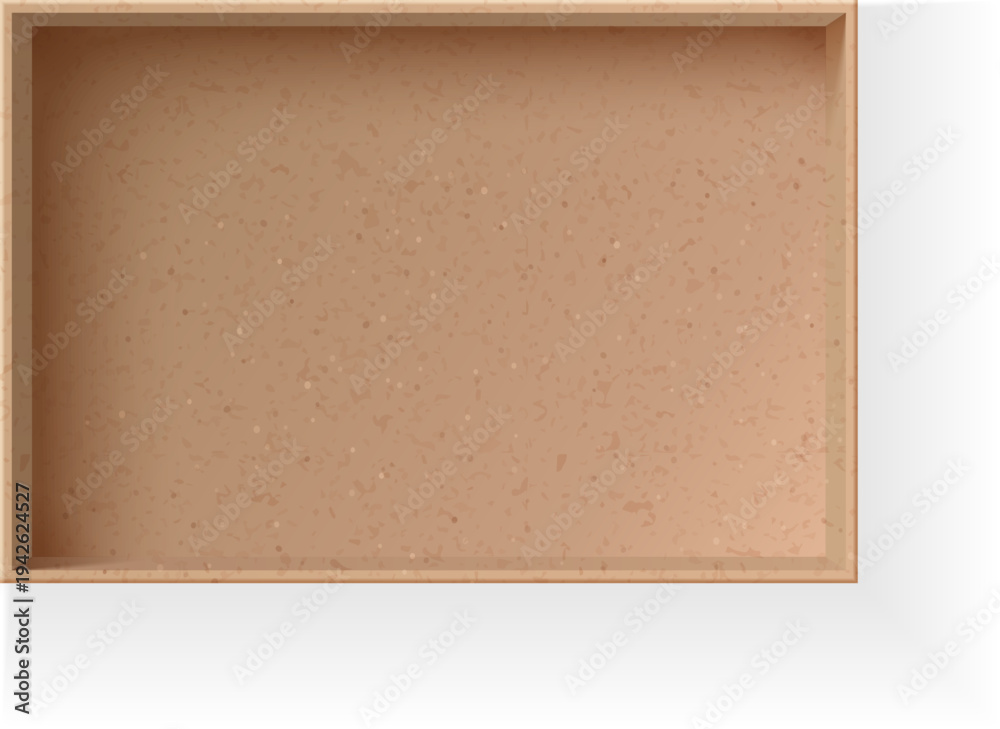 Fototapeta premium Rectangular Open Box