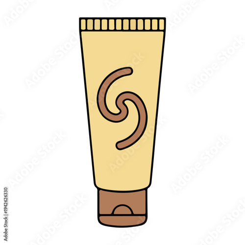 Cosmetic Cream Tube Icon