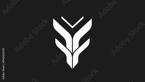Modern Abstract Geometric Symbol Design.
