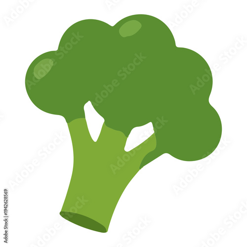 Simple Broccoli Icon