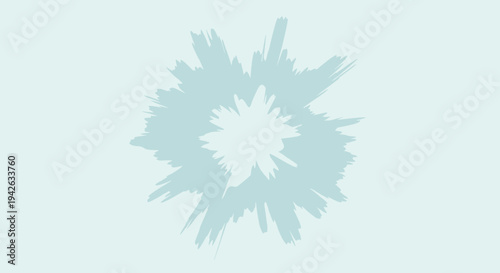 Abstract light blue paint splatter or ink blot with irregular textured edges on a matching pale blue background.