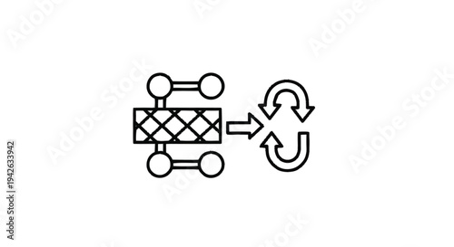 Network data flow and processing with cyclical operations.