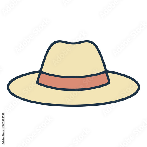 Summer Straw Hat Icon