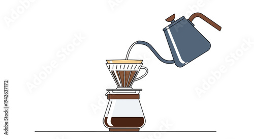 Pour Over Coffee Maker.