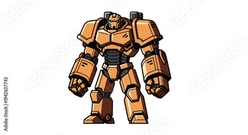 Robot in Orange Armor.