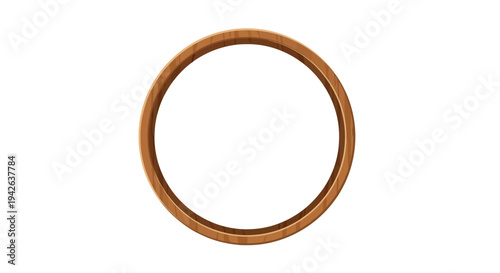 Rusty Metal Ring Object.