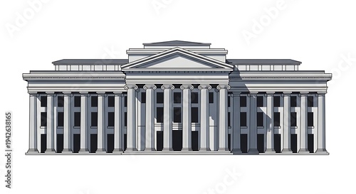 Obraz na płótnie Classical architecture building