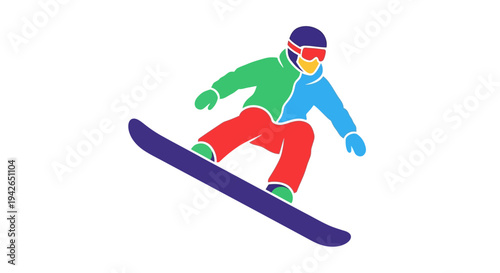Snowboarder in Action Sports.