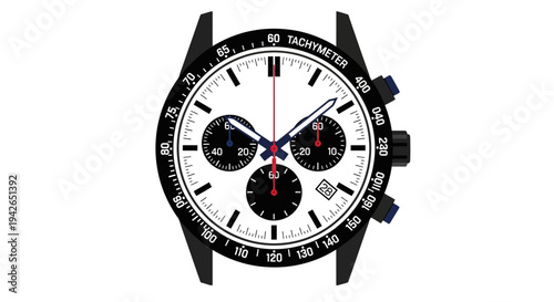 Stopwatch Timepiece Watch.