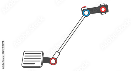 Traffic Light Control Lever.