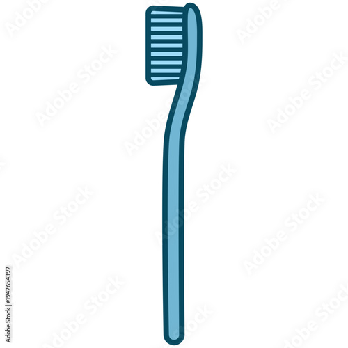 Blue Toothbrush Icon