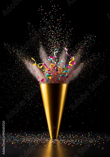 Golden Celebration Burst