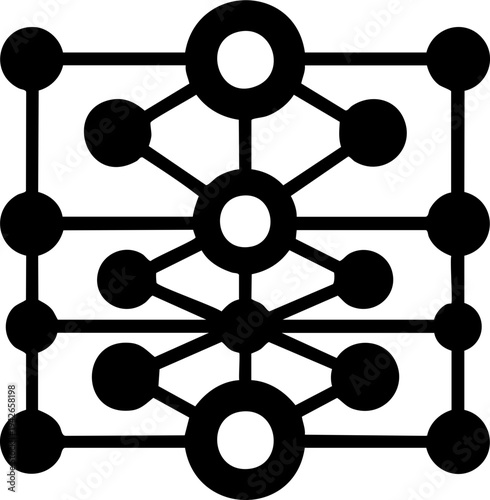 Deep Learning Neural Network Node Icon