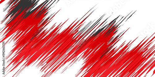 black red dragon decal brush fire volcano lava sakura Asia Japan anime style illustration sporty background banner, vector