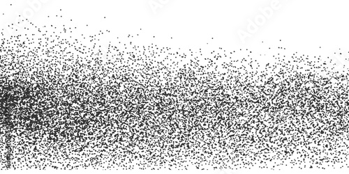 Abstract monochrome photography presents a captivating view of sand, its surface textured with the subtle dance of light and shadow, evoking a sense of tranquil isolation.