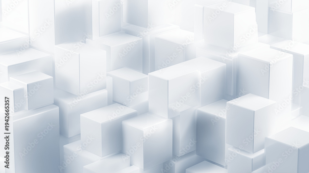 Obraz premium optimization. Modern corporate concept with abstract geometric shapes, showcasing a clean and professional aesthetic. pitch deck slides.