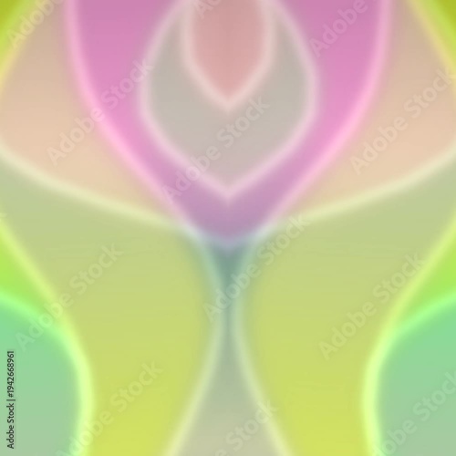 Soft Pastel Gradient Abstract Flowing Shapes Background