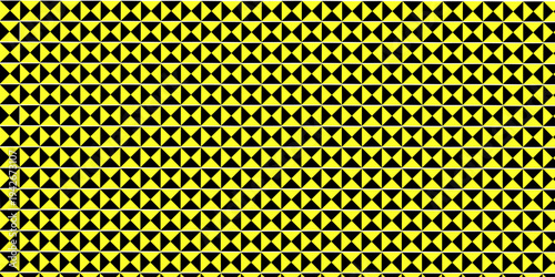 Geometric  pattern with triangles arranged diagonally. Black-white seamless abstract ornament for wallpapers and background