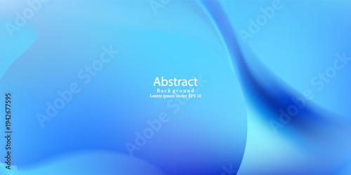 Blue elegant abstraction composition. Vector beautiful illustration. Futuristic Technology Concept