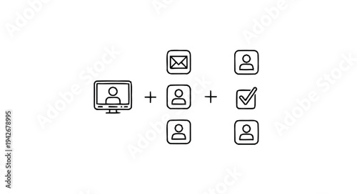 Online User Registration and Contact Management Process.