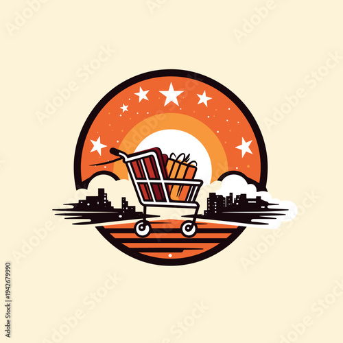 A vector illustration of a cartoon pirate sailing ship and a luxury yacht navigating the blue ocean waves under a clear sky for a nautical travel design