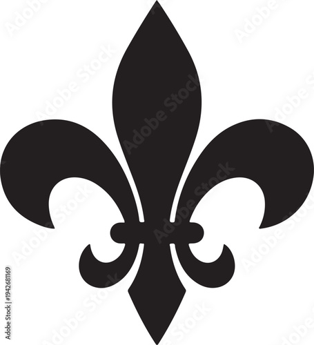 fleur de lis - ornament icon vector