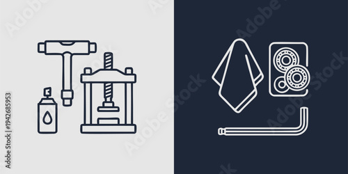 Industrial Press and Mechanical Tool Set