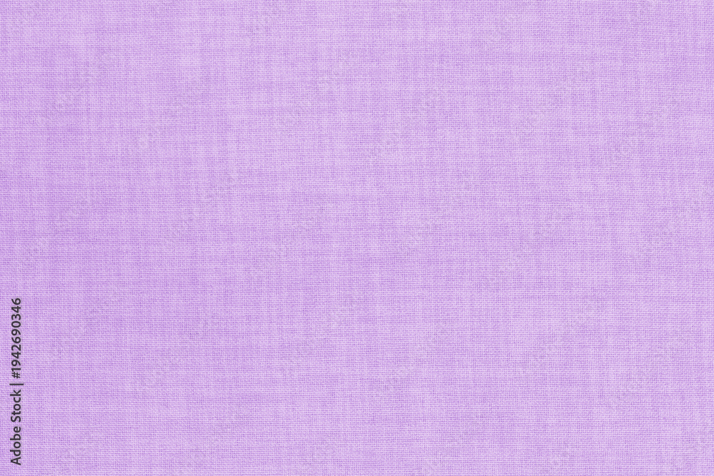 Fototapeta premium Purple pastel color linen fabric cloth texture background, seamless pattern of natural textile.