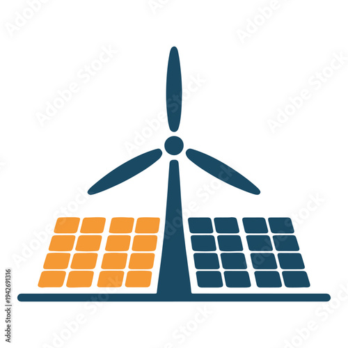 Renewable energy sources combining wind and solar power technologies