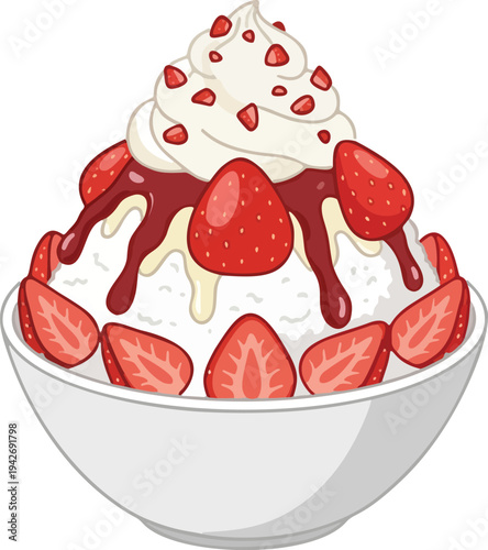 Strawberry Bingsu