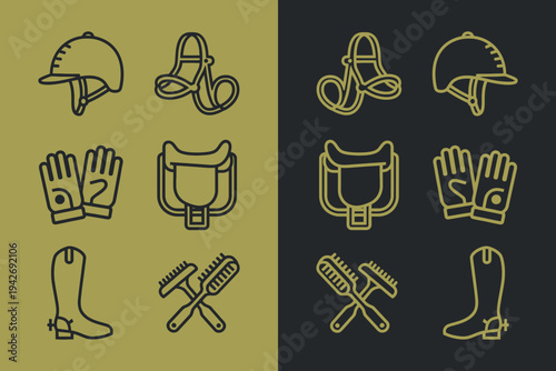 Equestrian Sports Horse Riding Gear Collection