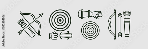 Archery Sports Equipment and Target Training