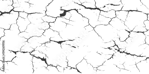 Cracked concrete wall with old paint texture and metallic map design