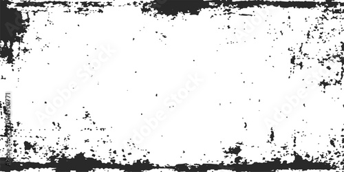 Abstract grunge background with ink splat and framed splatter design