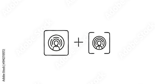 Podcast Icon Comparison Square and Rounded Square.