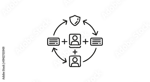 Secure Network Communication and Data Exchange Between Users.