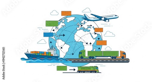 Global Shipping and Logistics Network.