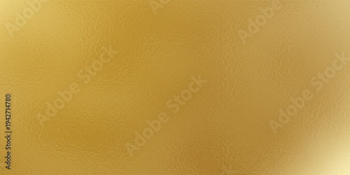 Gold foil leaf texture, glass effect background vector illustration.