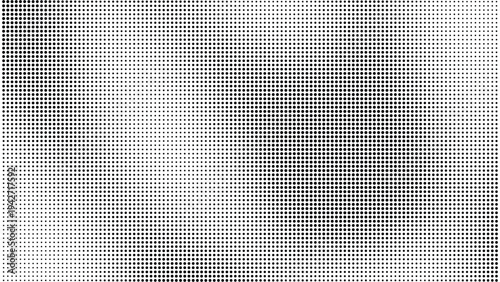 Gradient monochrome background with half tone wavy pattern on a white background