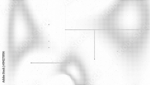 Grunge halftone gradient texture. Black pixel distress backdrop. Weathered grit noisy background. Damaged glitched print overlay. Fading gritty sandy wallpaper. Vector smudged halftone grange texture