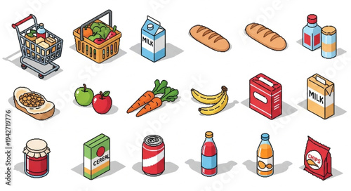 Grocery Items and Food Products.