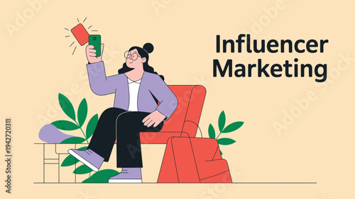 influencer marketing concept