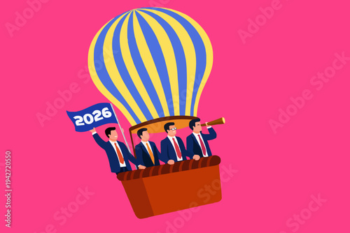 Team Flying High In Balloon