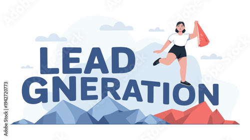 business woman in the window