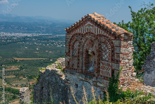 Fotografie Ruins of ancient Mystras - the capital of the despotate Morea