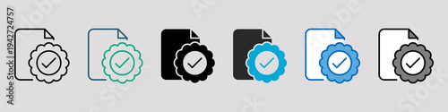 Compliance Single Icon Pack Multistyle
