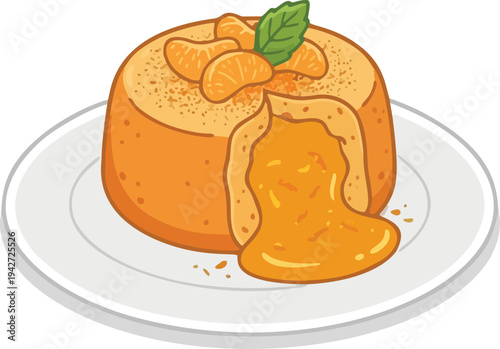  Orange Lava Cake