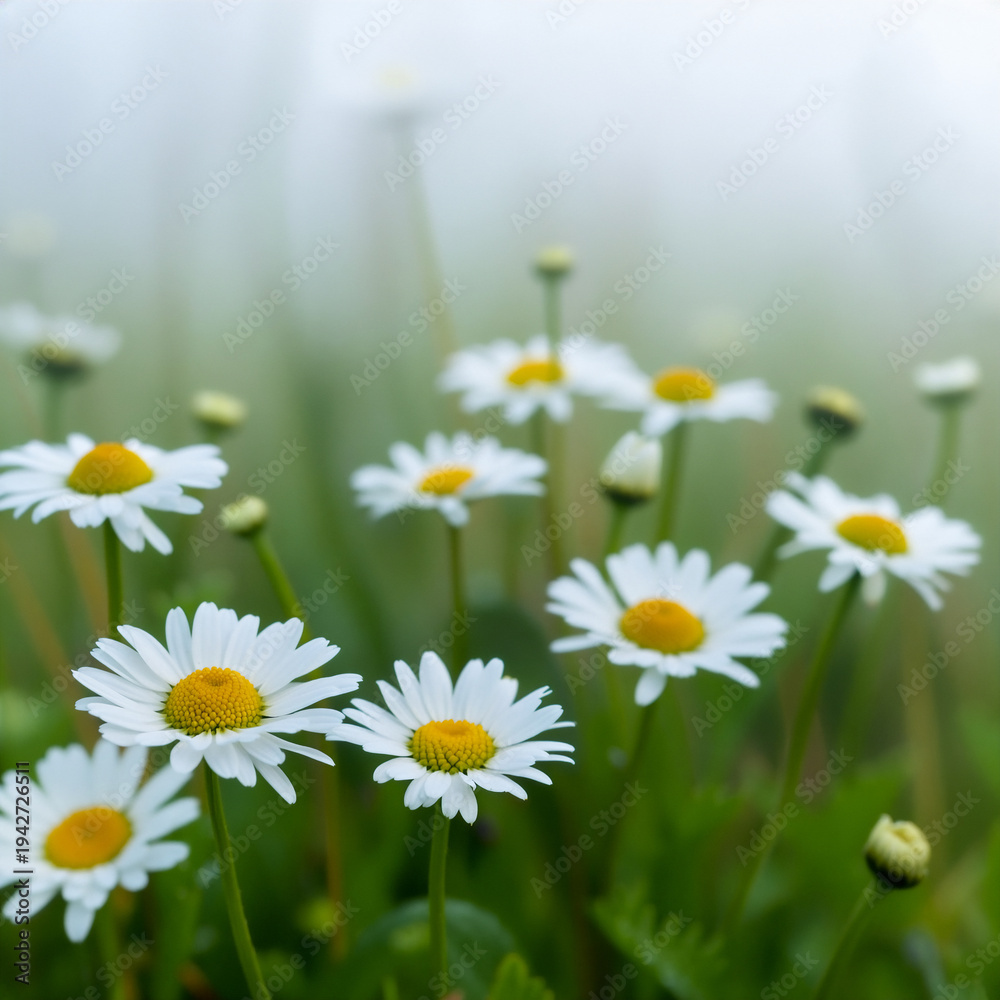 Fototapeta premium daisies in a meadow