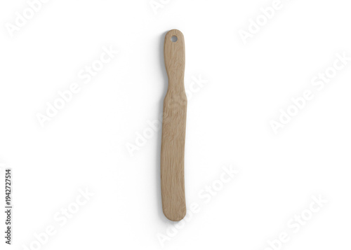 Minimal Wooden Dough Spatula Mockup